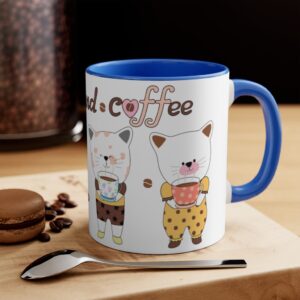 Cats and Coffee 11oz Accent Mug